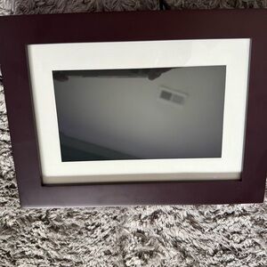Sylvania Digital Dark Brown Photo Frame